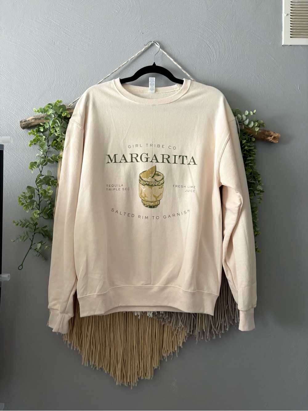 Margarita Graphic Crewneck Sweatshirt - Cream